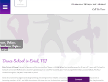 Tablet Screenshot of eden-dance.com